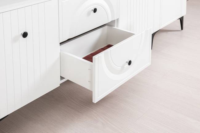 Валенсия стенка для гостиной № 86 цвет белый шагрень Валенсия стенка для гостиной № 86 цвет белый шагрень