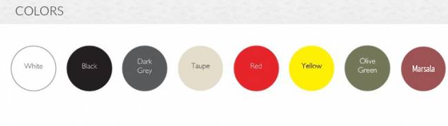 Стул пластиковый Snow желтый 520х560х830 мм