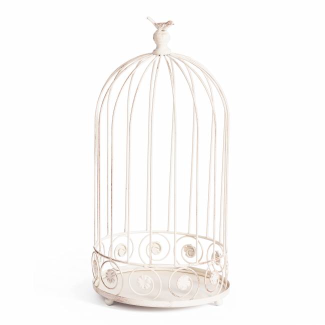 Цветочница Secret de Maison CELL ( mod. PL08-10003 ) металл, 25х52см/20х45см, antique white (Комплект из 4 шт.) antique white металл