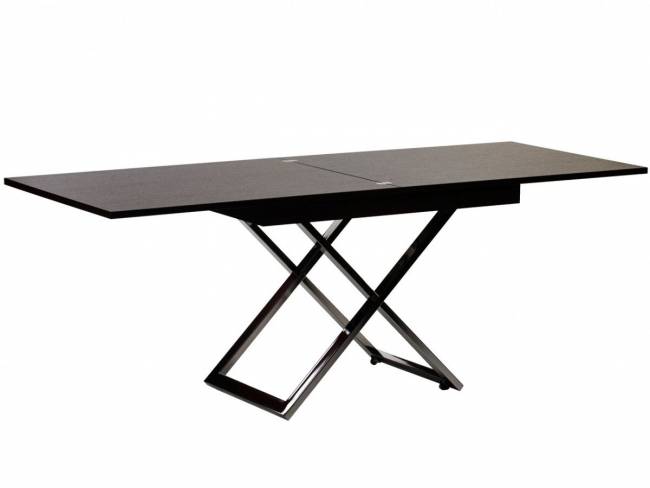 Стол-трансформер Левмар Cross D23/S79 венге/ опоры нерж.сталь Стол-трансформер Левмар Cross D23/S79 венге/ опоры нерж.сталь