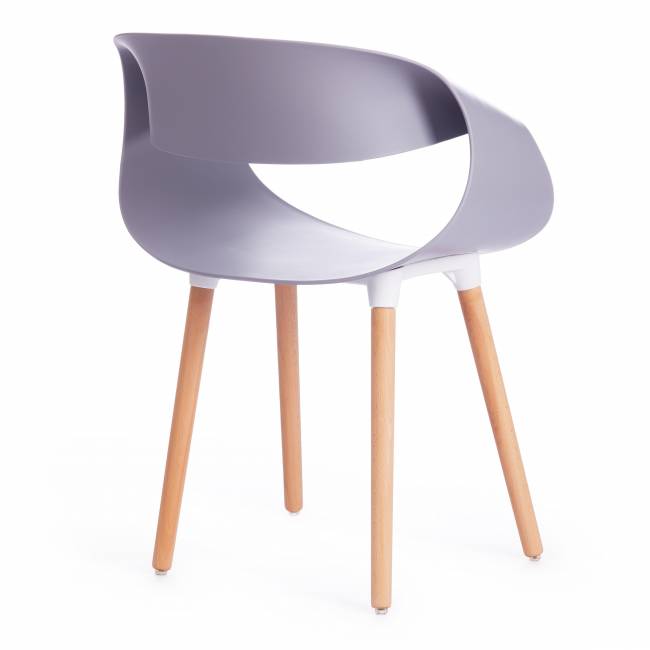 Стул QXX (mod. C1058-1) пластик/дерево, 60 х 53 х 81 см, Grey (серый) 92717 / натуральный (Комплект из 4 шт.) серый пластик/дерево Стул QXX (mod. C1058-1) пластик/дерево, 60 х 53 х 81 см, Grey (серый) 92717 / натуральный (Комплект из 4 шт.) серый пластик/дерево