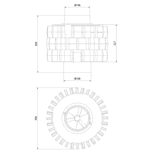 Комплект чугунных теплоаккумулирующих дисков d-150мм (3 шт.)