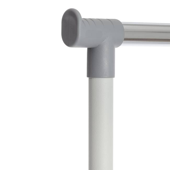 Вешалка ODENT металл, пластик, 86*44*166 см, темно-серый/светло-серый/хром Вешалка ODENT металл, пластик, 86*44*166 см, темно-серый/светло-серый/хром