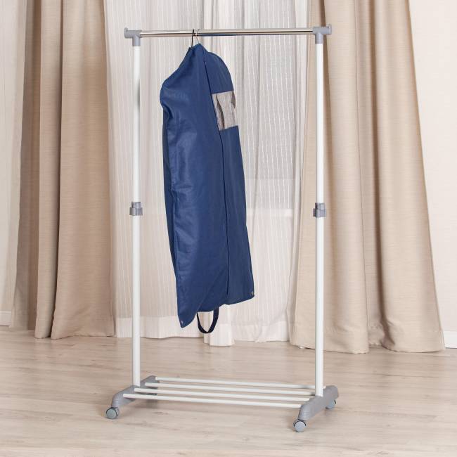 Вешалка ODENT металл, пластик, 86*44*166 см, темно-серый/светло-серый/хром Вешалка ODENT металл, пластик, 86*44*166 см, темно-серый/светло-серый/хром