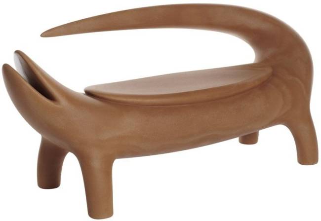 Диван из биопластика Big Kroko Special земля Саванны 1670х630х750 мм Диван из биопластика Big Kroko Special земля Саванны 1670х630х750 мм