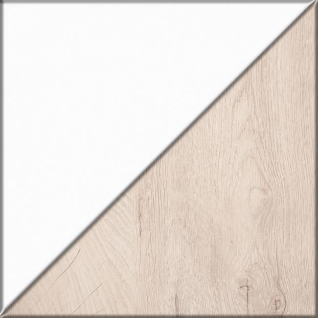 Мебель для спальни Муссон № 15 кровать на 1600 цвет белый/дуб эндгрейн элегантный, ортопед Мебель для спальни Муссон № 15 кровать на 1600 цвет белый/дуб эндгрейн элегантный, ортопед