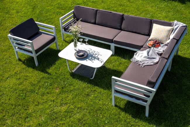 "Глория" модуль диванный центральный, каркас из алюминия "Глория" модуль диванный центральный, каркас из алюминия