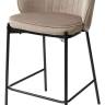 Полубарный стул WENDY BLUVEL-40 BEIGE (H=65), велюр М-City