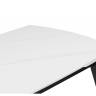 Aveiro 120(180)x80 белый мрамор / черный