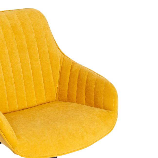 Кресло DUBLIN велюр Clermon, горчичный, 170 горчичный велюр Clermon