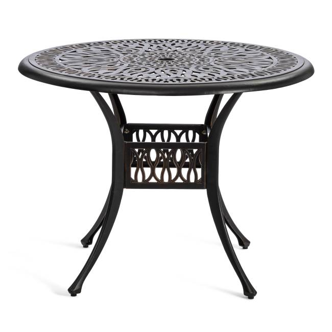 Комплект Secret De Maison Quartet/Квартет (стол +4 стула) алюминиевый сплав, бронза/bronze бронза/bronze алюминиевый сплав