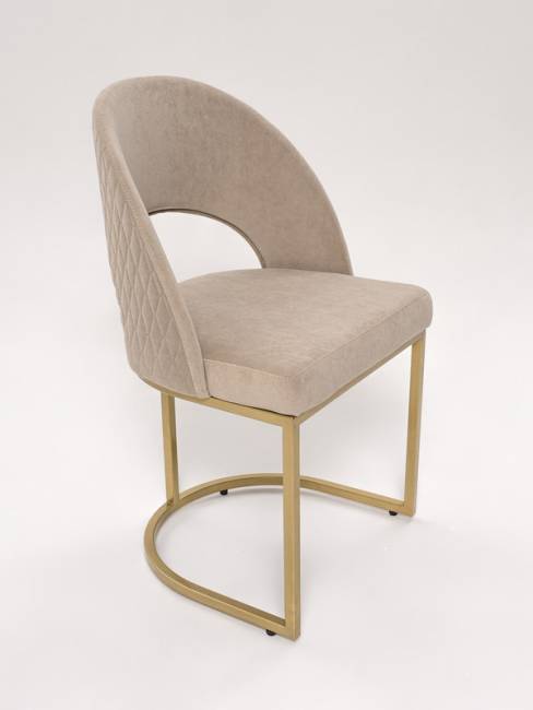 Стул Oscar Beige Romb / Gold