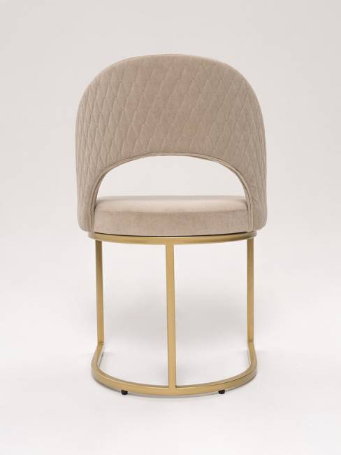 Стул Oscar Beige Romb / Gold