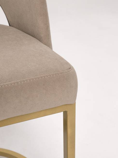 Стул Oscar Beige Romb / Gold