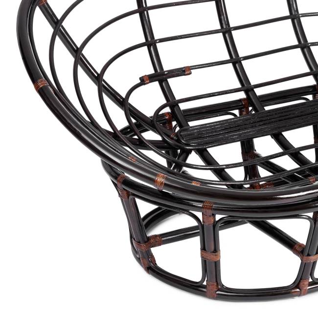 Диван MAMASAN/МАМАСАН 23/02 W /с подушкой/ 169х102х80 см, Antique brown, матрац 182х119 см, ткань серо-бежевая 3М 16/2 Antique brown