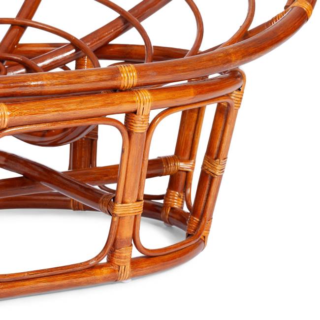 Диван MAMASAN/МАМАСАН 23/02 W /с подушкой/ 169х102х80 см, Cognac (коньяк), матрац 182х119 см, ткань серо-бежевая 3М 16/2 Cognac (коньяк)