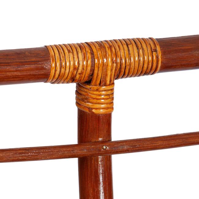 Диван MAMASAN/МАМАСАН 23/02 W /с подушкой/ 169х102х80 см, Cognac (коньяк), матрац 182х119 см, ткань серо-бежевая 3М 16/2 Cognac (коньяк)