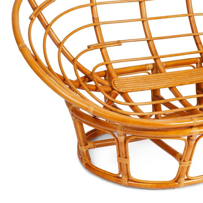 Диван MAMASAN/МАМАСАН 23/02 W /с подушкой/ 169х102х80 см, Pecan (орех), матрац 182х119 см, ткань серо-бежевая 3М 16/2 Pecan (орех)