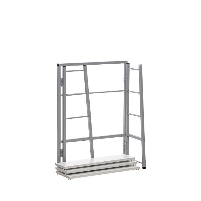 Стеллаж раскладной Leset Пако 800 трапеция Серый