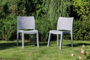 2 стула JULY светло-серые