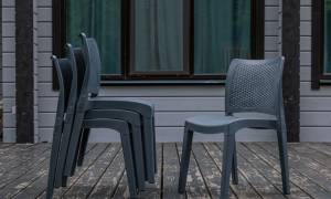 4 стула JULY графит