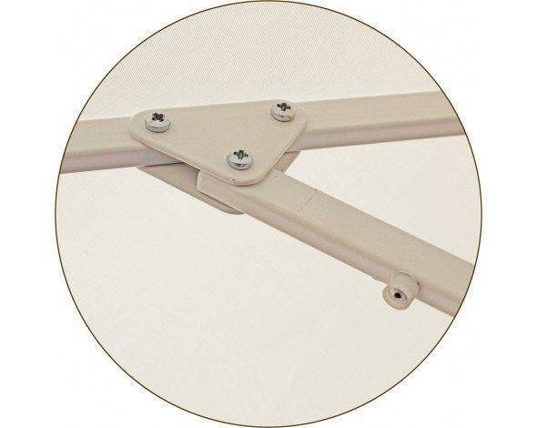 Зонт Митек уличный D2,5 м круглый без волана, алюминий, с подставкой