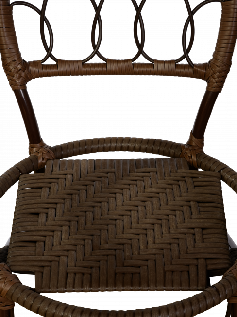 Стул Java (Ява) из искусственного ротанга, орех Стул Java (Ява) из искусственного ротанга, орех