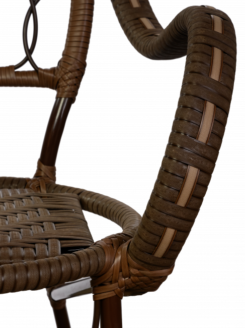 Стул Java (Ява) из искусственного ротанга, орех Стул Java (Ява) из искусственного ротанга, орех