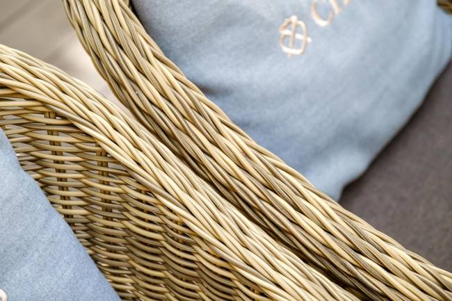 "Равенна" плетеное кресло из искусственного ротанга, цвет соломенный "Равенна" плетеное кресло из искусственного ротанга, цвет соломенный