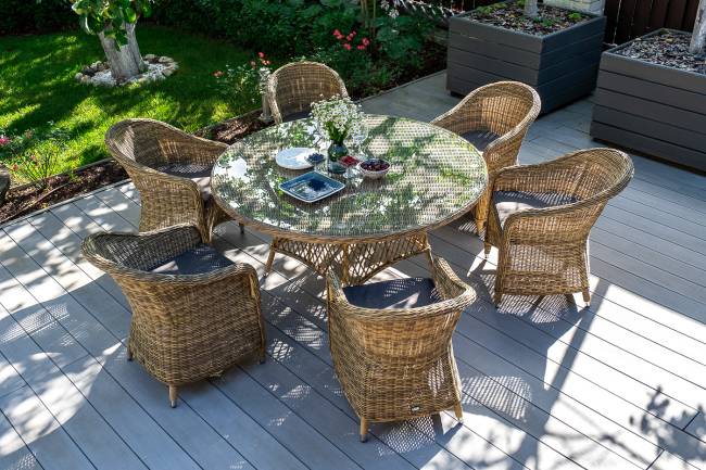 "Равенна" плетеное кресло из искусственного ротанга, цвет соломенный "Равенна" плетеное кресло из искусственного ротанга, цвет соломенный