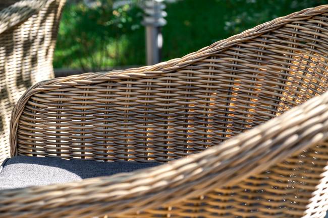 "Равенна" плетеное кресло из искусственного ротанга, цвет соломенный "Равенна" плетеное кресло из искусственного ротанга, цвет соломенный