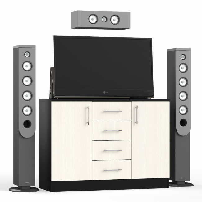 Комод СВК № 2, цвет венге/дуб лоредо Комод СВК № 2, цвет венге/дуб лоредо