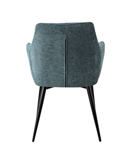 Стул обеденный Lynet рогожка голубой