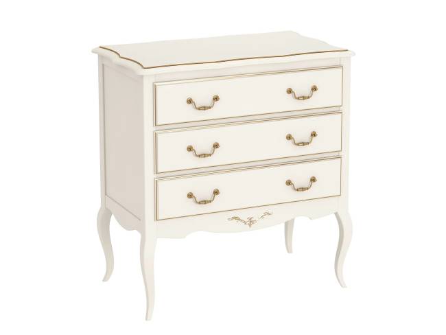 Комод Малонн Ави 3 ящика Белый