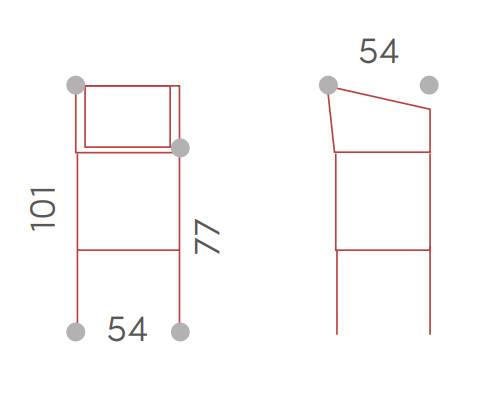 Кресло барное плетеное Panama черный, темно-зеленый, черный 540х540х1010 мм