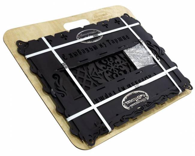 Мангал разборный "Медведь", сталь AISI304, 3мм