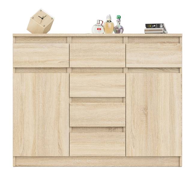 Комод с ящиками и дверками Мори МК1200.4 цвет дуб сонома Комод с ящиками и дверками Мори МК1200.4 цвет дуб сонома