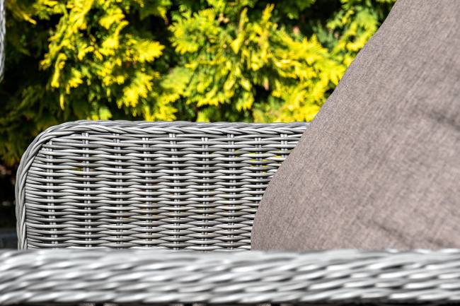 "Гляссе" лаунж-зона из искусственного ротанга, цвет графит