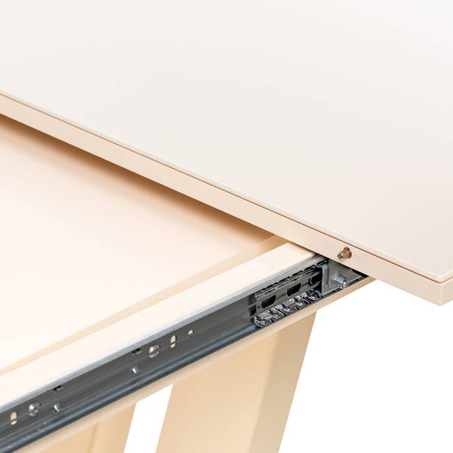 Стол раздвижной Leset Каби Кремовый