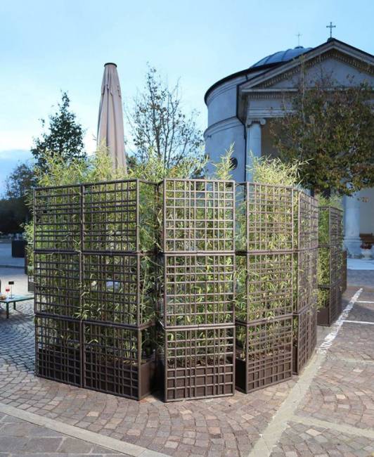 Кашпо пластиковое модульное Sipario 3 кактус 703х350х2109 мм