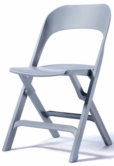 Стул пластиковый складной Flap бледно-голубой 480х570х840 мм Стул пластиковый складной Flap бледно-голубой 480х570х840 мм