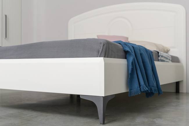 Белая мебель для спальни Валенсия № 17 цвет белый шагрень