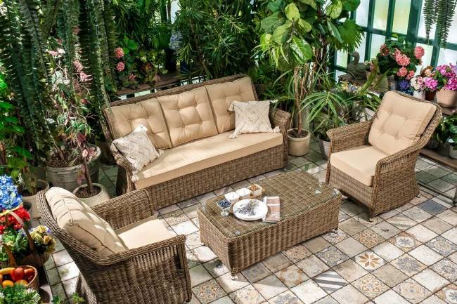 Диванный комплект OPAL с кофейным столом