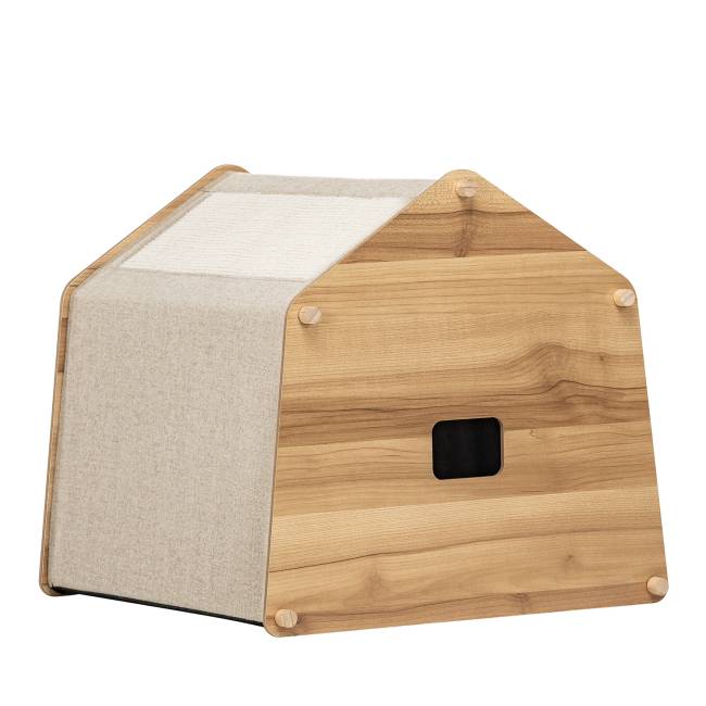 Домик для животных Leset Блисс Натуральное дерево Бежевый