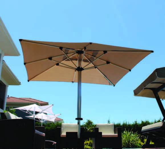 Зонт профессиональный 4х4 м Lux Telescopic Manuel бежевый 4000х4000 мм Зонт профессиональный 4х4 м Lux Telescopic Manuel бежевый 4000х4000 мм