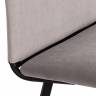 Стул обеденный La Rousse флок , серый/черный, 29, 49х50х93 серый флок