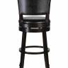 Вращающийся полубарный стул DOBRIN JOHN COUNTER, капучино, черный