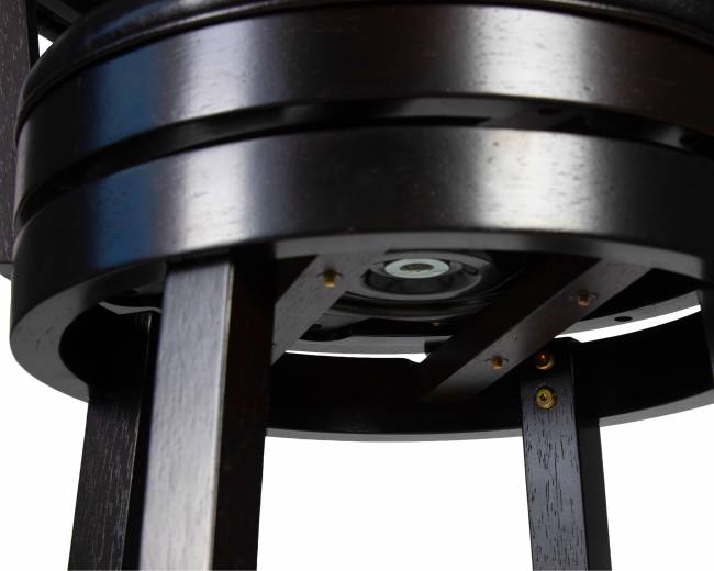 Вращающийся полубарный стул DOBRIN JOHN COUNTER, капучино, черный