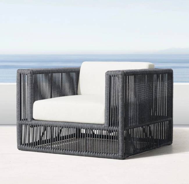 Комплект для отдыха "Канцлер" №3, из искусственного ротанга , 1+2, коричневый, темно-серый