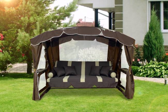 Садовые качели СИНГАПУР Шоколад